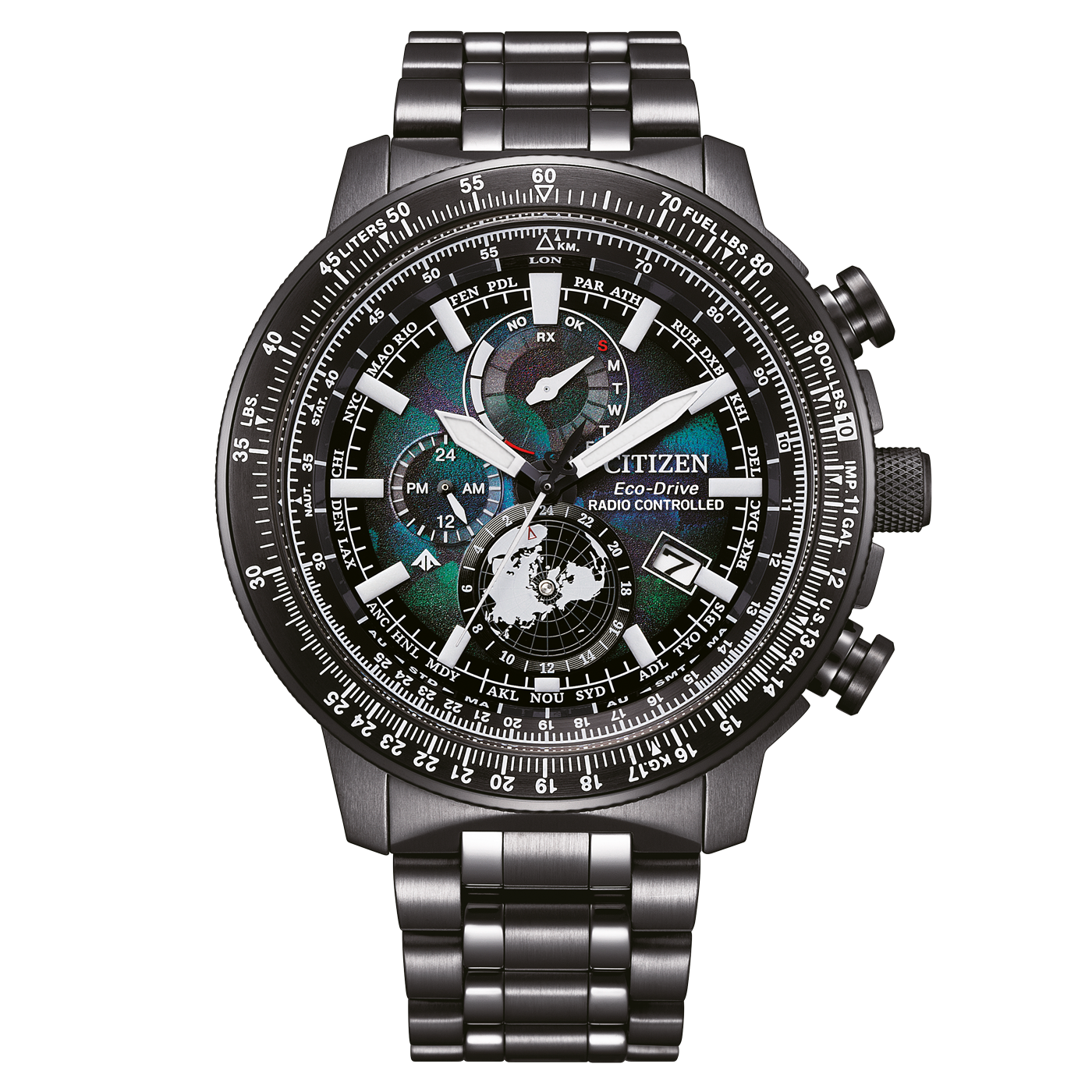 Citizen Promaster Geo Trecker BY3005-56E mit recyceltem Polycarbonat-Zifferblatt und grauer IP-Beschichtung