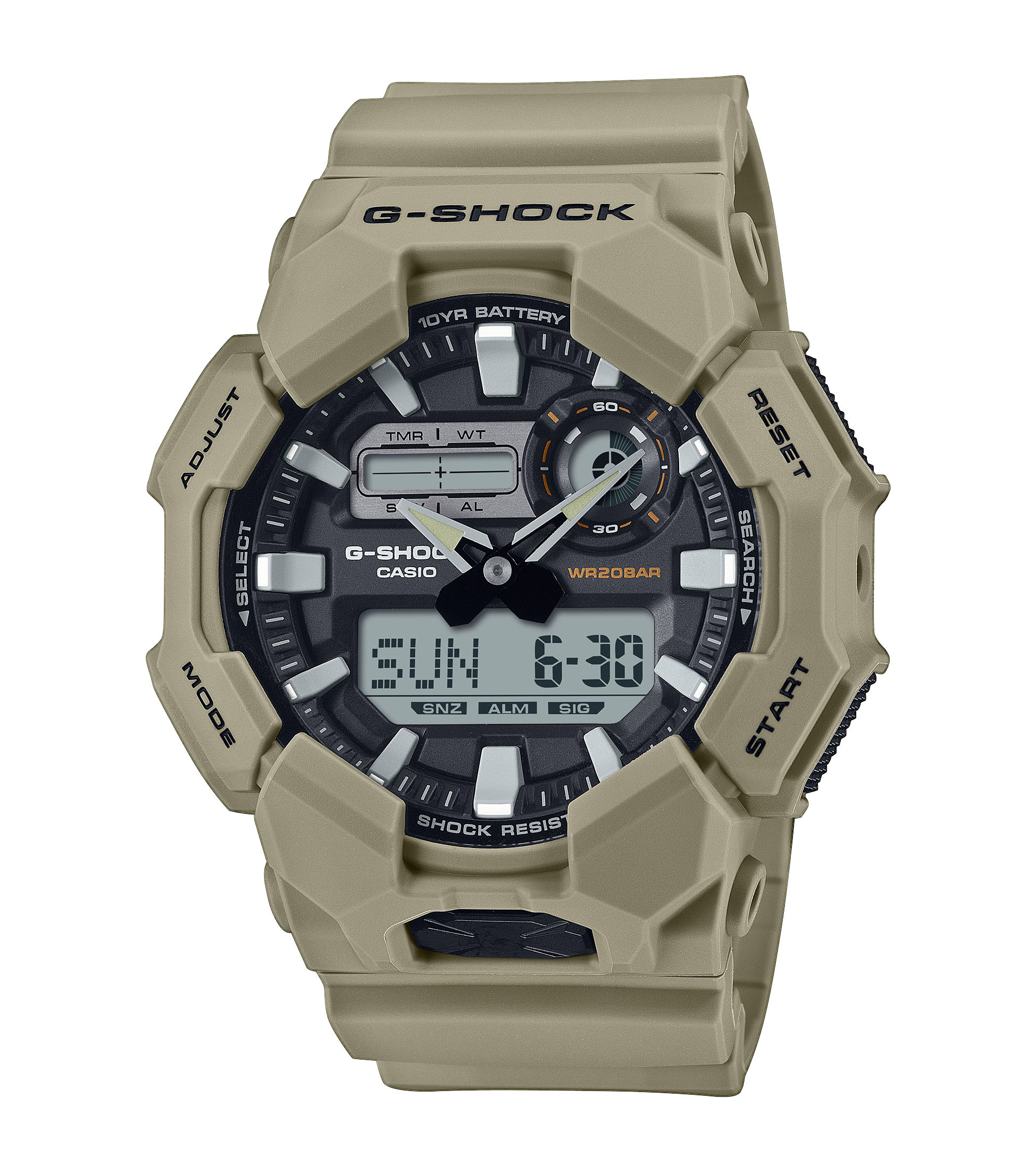 G-Shock I 10-Years-Battery I GA-010-5AER I beige