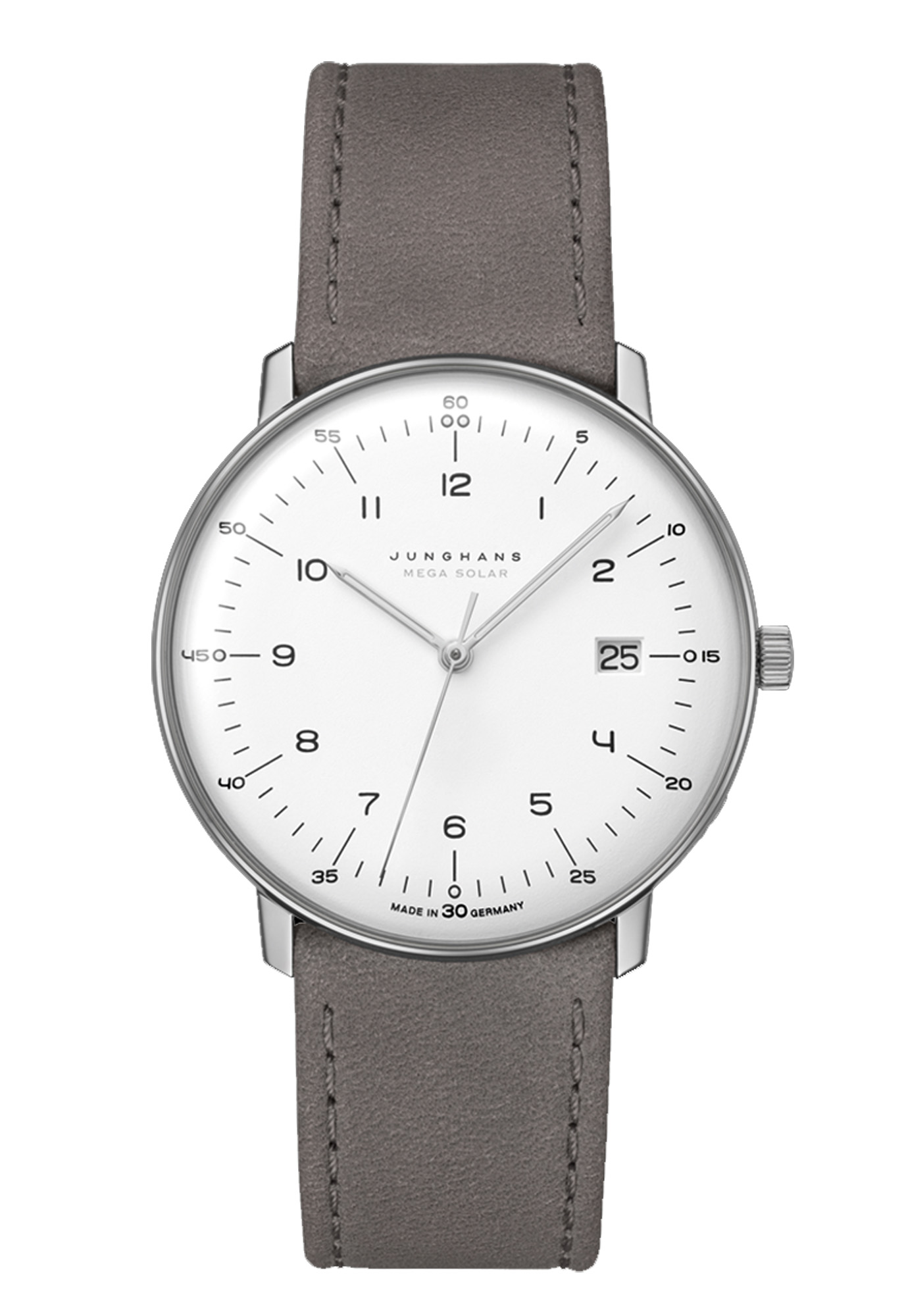 Junghans Max Bill MEGA Solar – Bauhaus trifft modernste Technologie Die Junghans Max Bill MEGA Solar mit Titan-Gehäuse, Solarzifferblatt und präziser Funk-Technologie – eine nachhaltige und stilvolle Armbanduhr für jeden Tag.