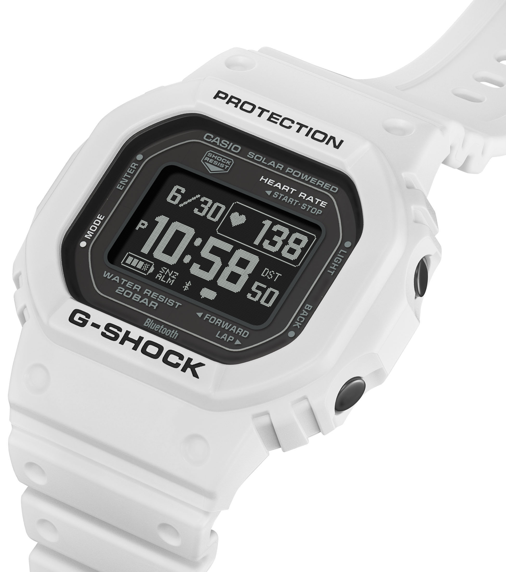 G-Shock I DW-H5600-7ER I Fitnessuhr I weiß