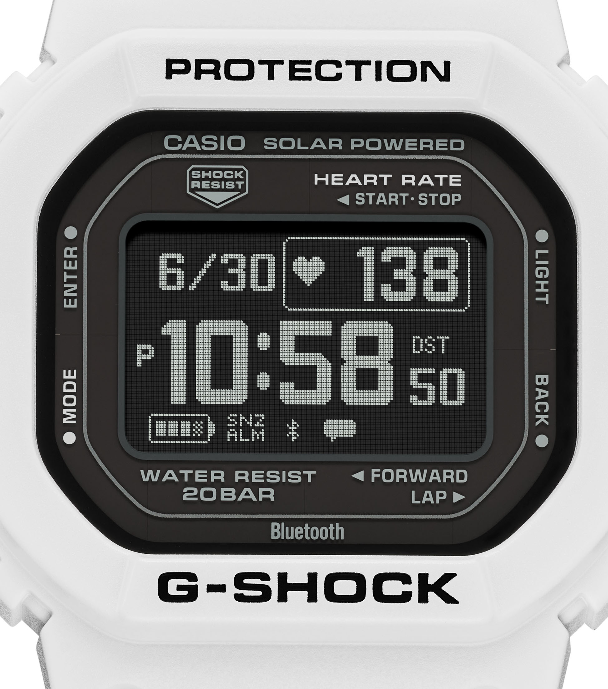 G-Shock I DW-H5600-7ER I Fitnessuhr I weiß