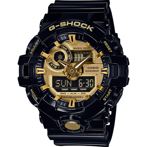 G-Shock I GA-710GB-1AER I schwarz - gold