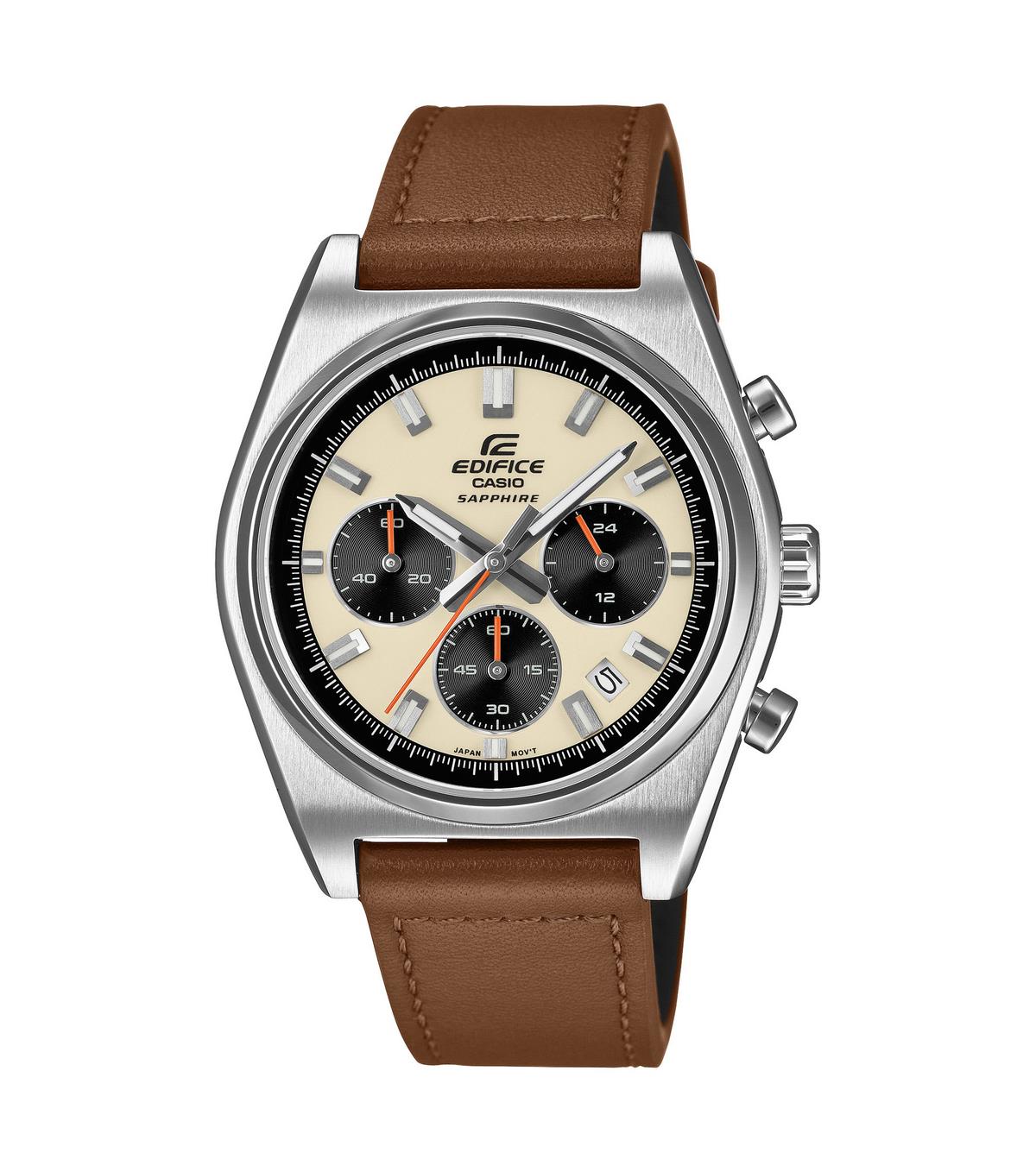 Edifice I EFB-730L-7AVUEF I Lederband braun