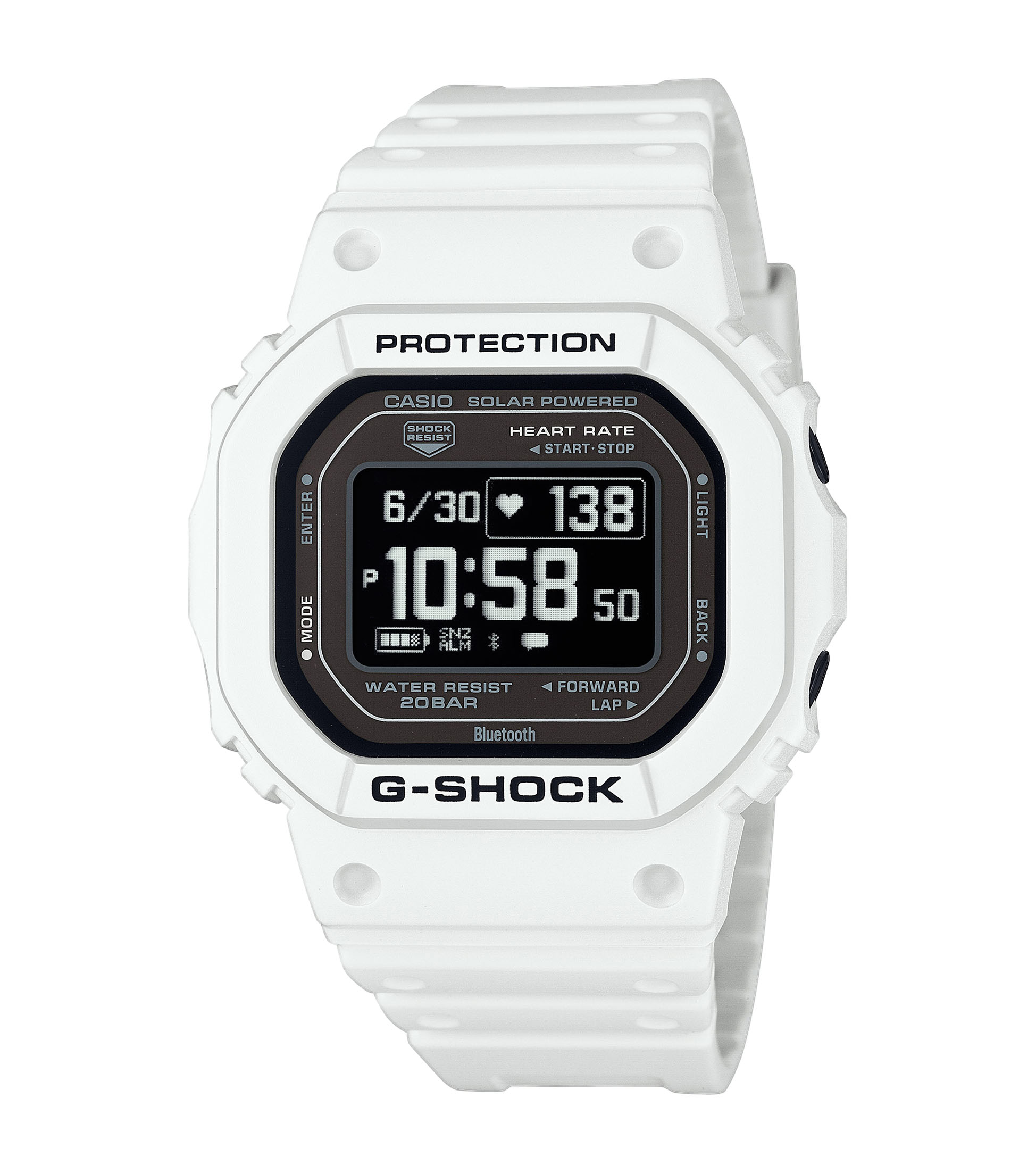 G-Shock I DW-H5600-7ER I Fitnessuhr I weiß