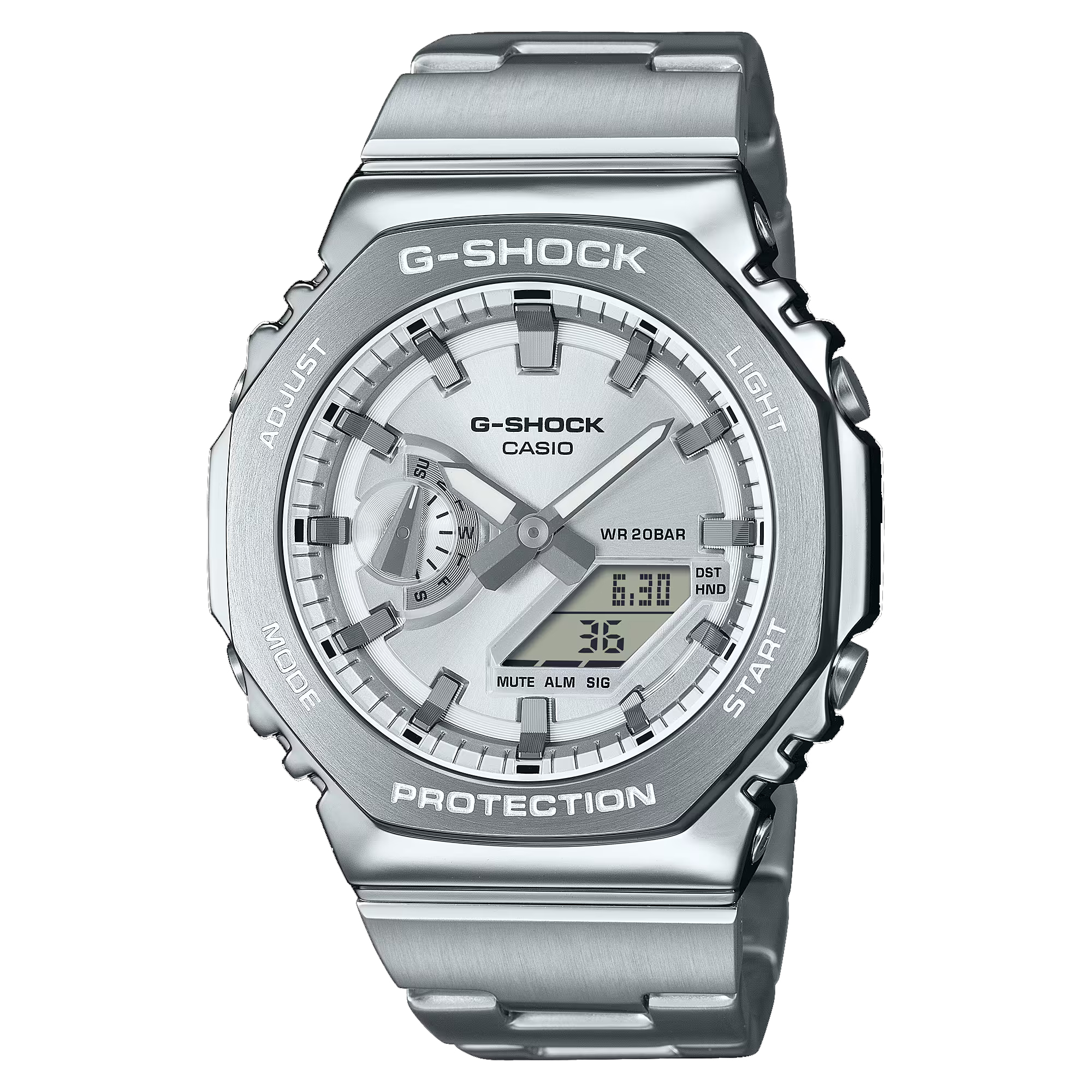 G-Shock I GM-2110D-7AER I steel-silver I Central Cee