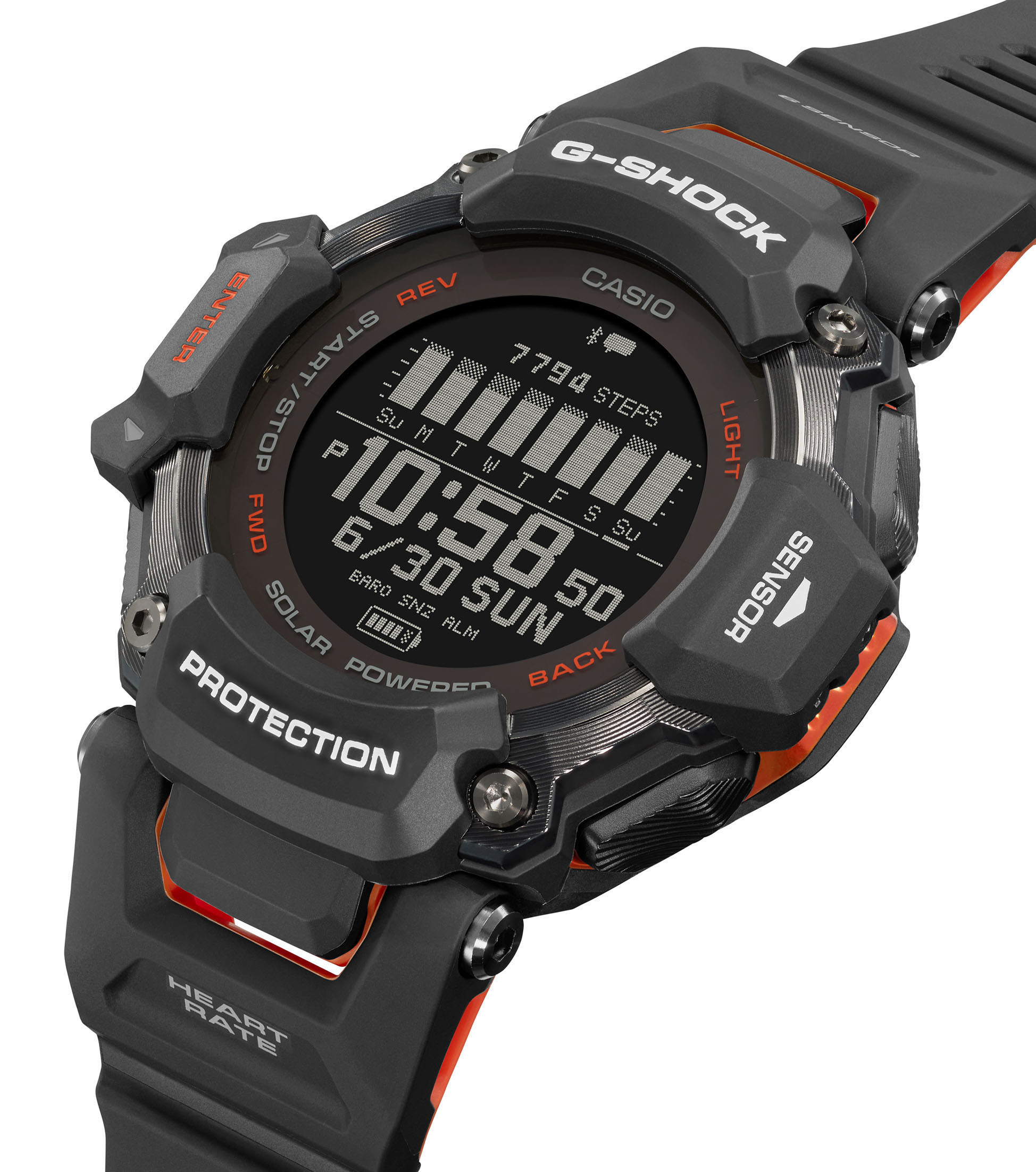 G-Shock I Herzfrequenz I GBD-H2000-1AER I schwarz