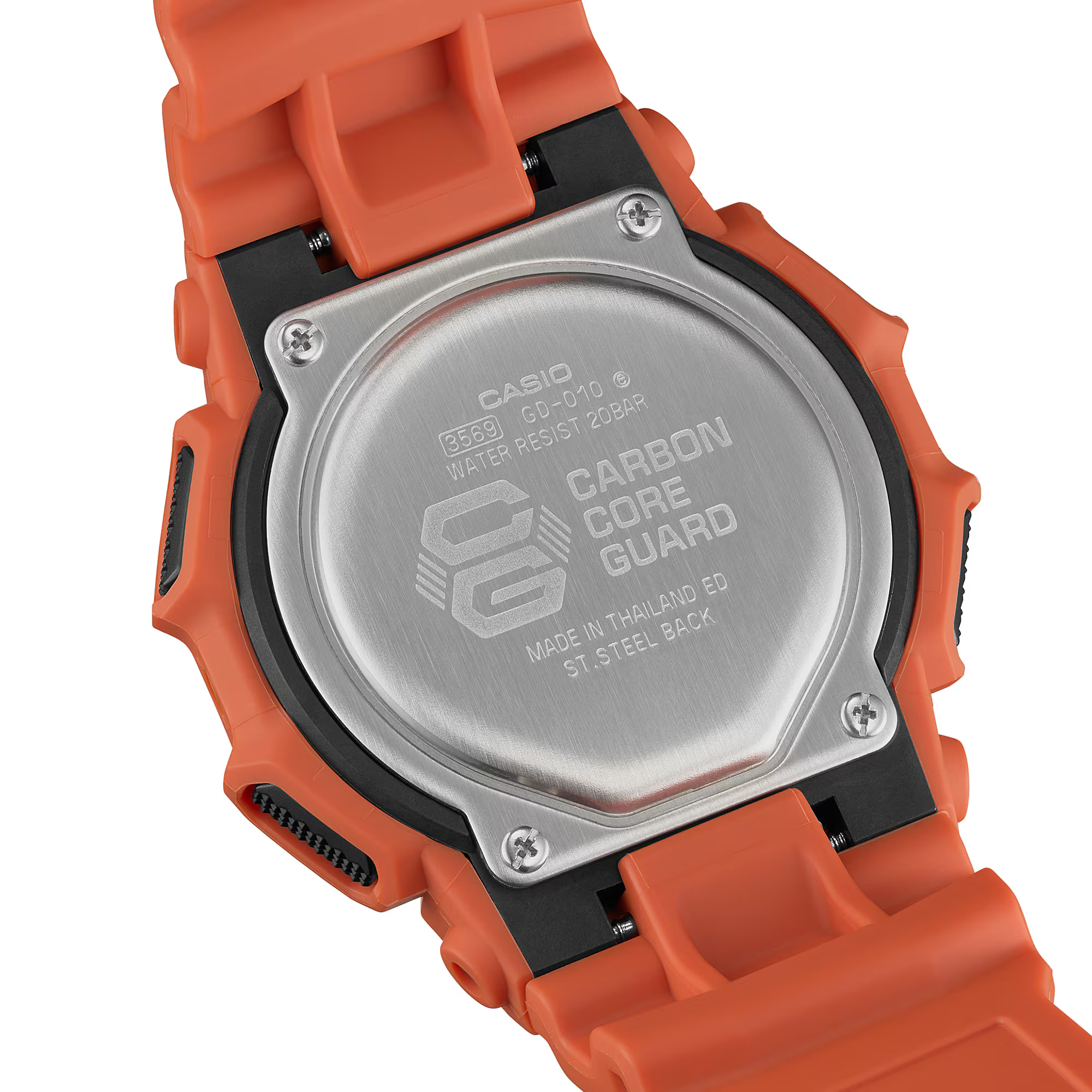 G-Shock I 10-Years-Batterie I GD-010-4 I orange