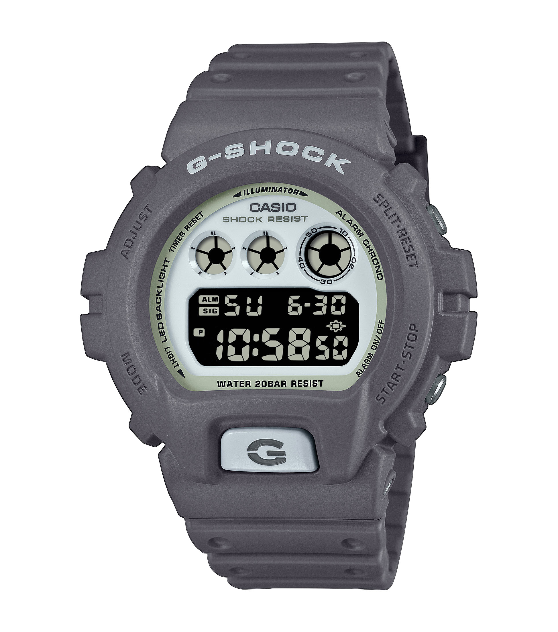 G-Shock I DW-6900HD-8ER I Glow in the dark