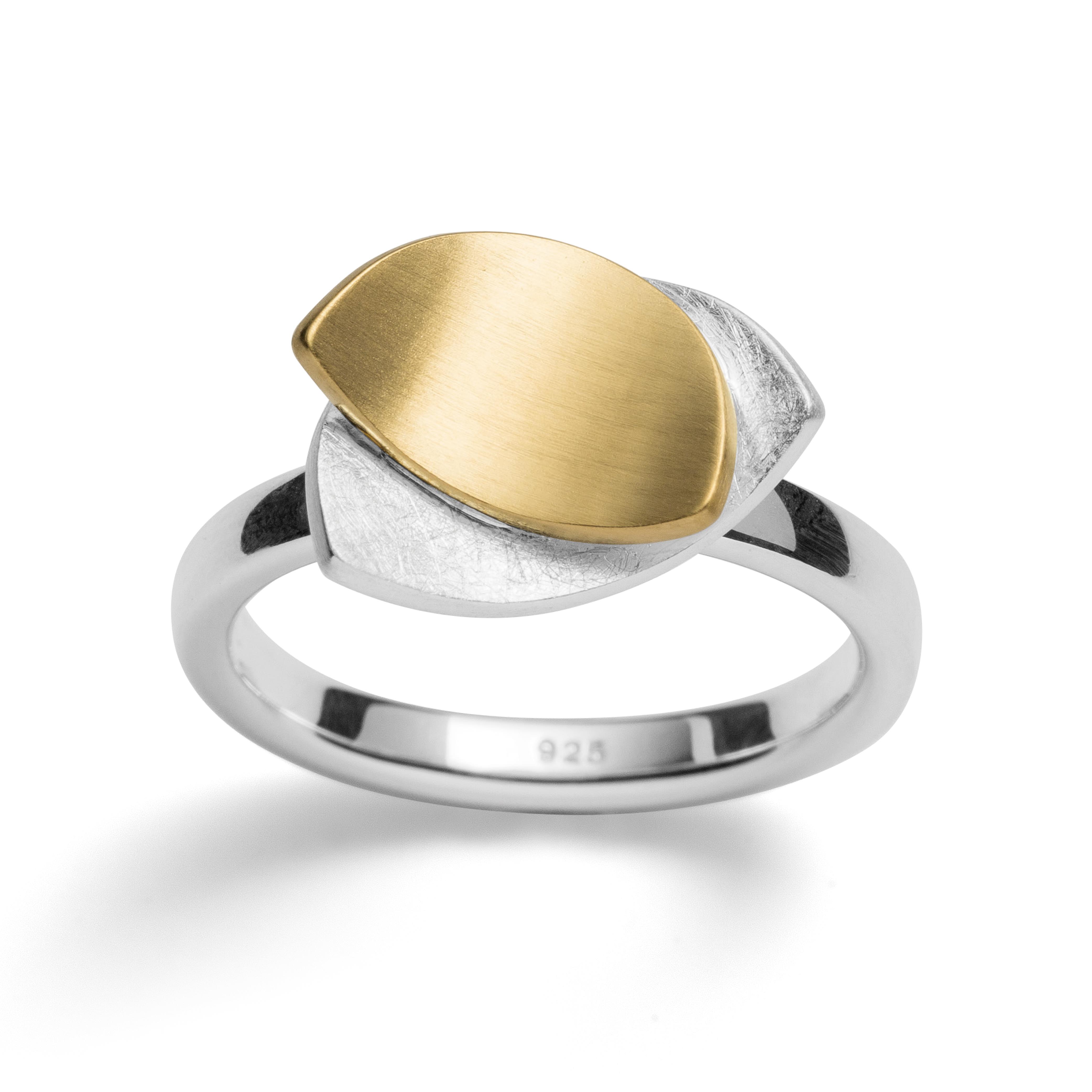 925/- Ring, teilvergoldet, von Nadine Resch
