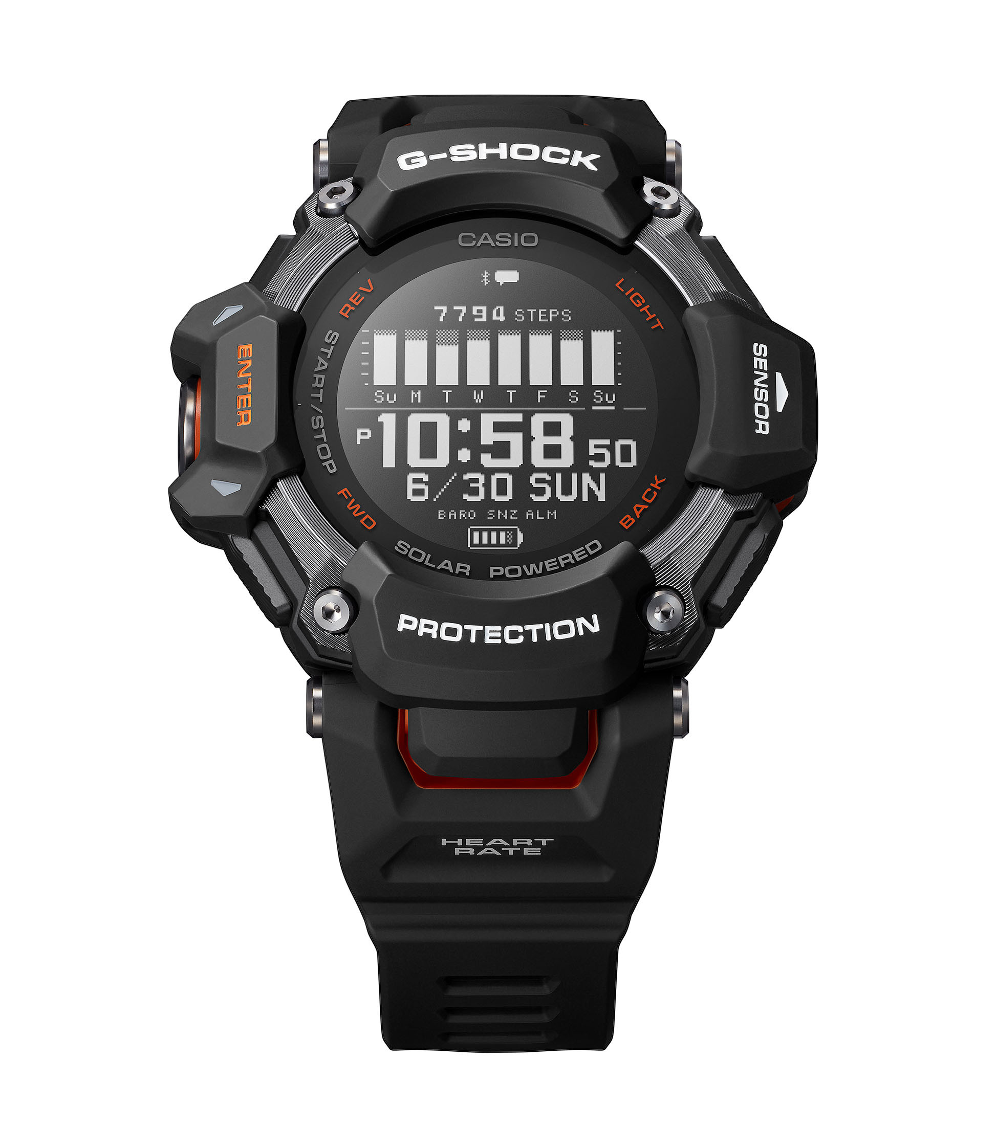 G-Shock I Herzfrequenz I GBD-H2000-1AER I schwarz