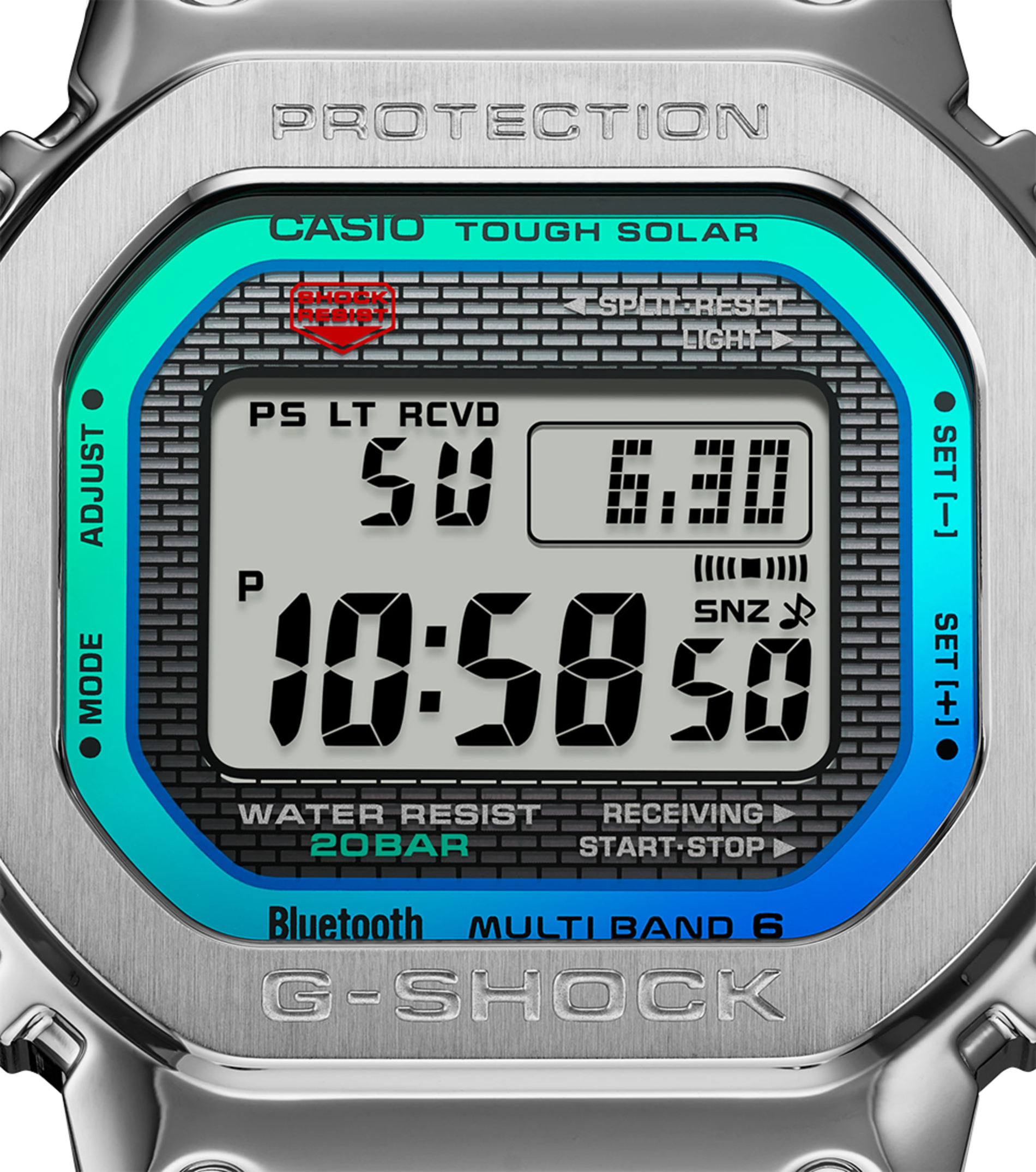 G-Shock I GMW-B5000PC-1ER I Regenbogen I Solar