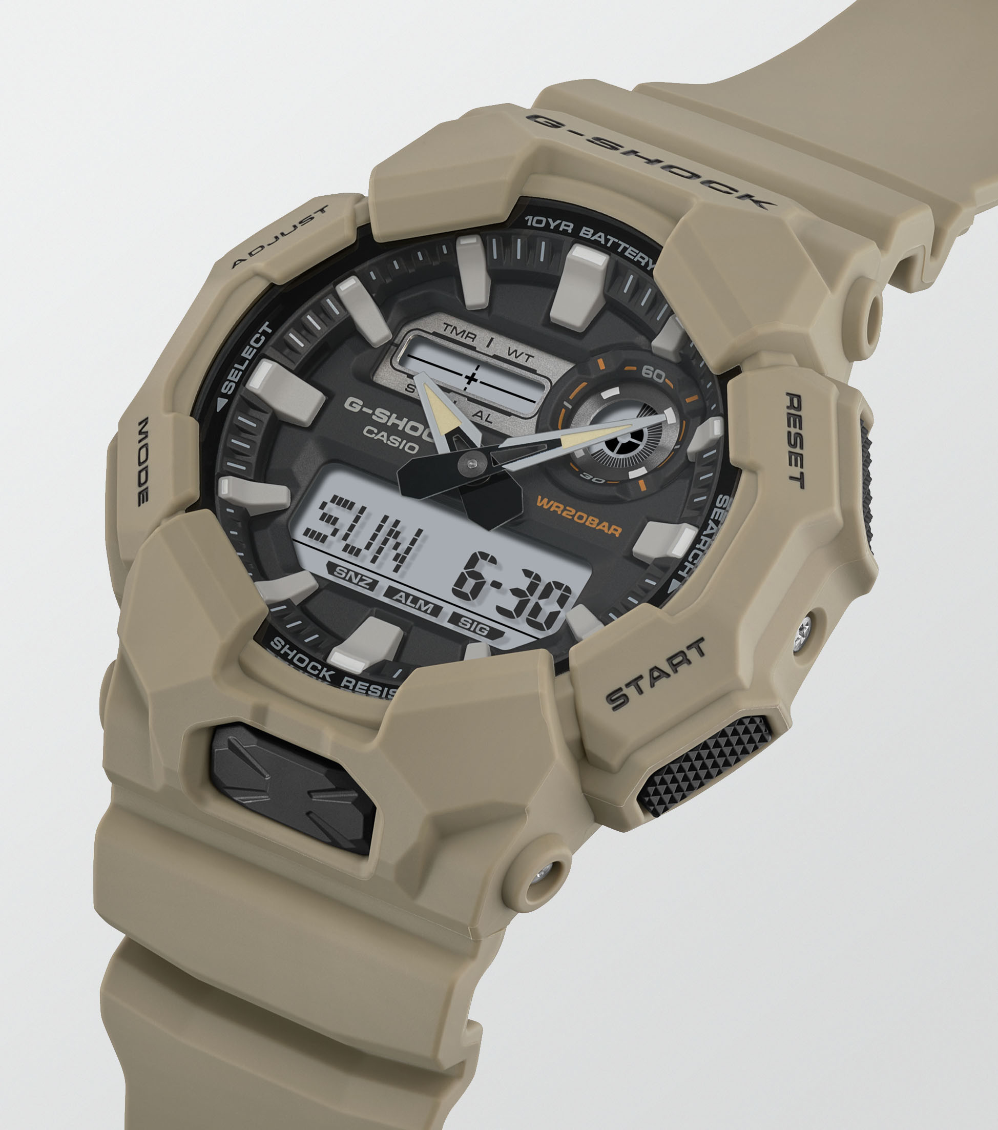 G-Shock I 10-Years-Battery I GA-010-5AER I beige