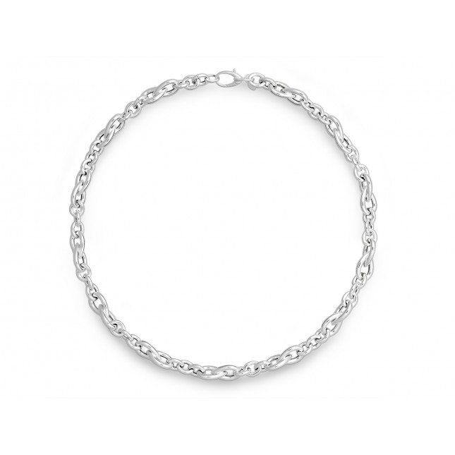 Halskette aus 925 Sterling Silber I 45 cm