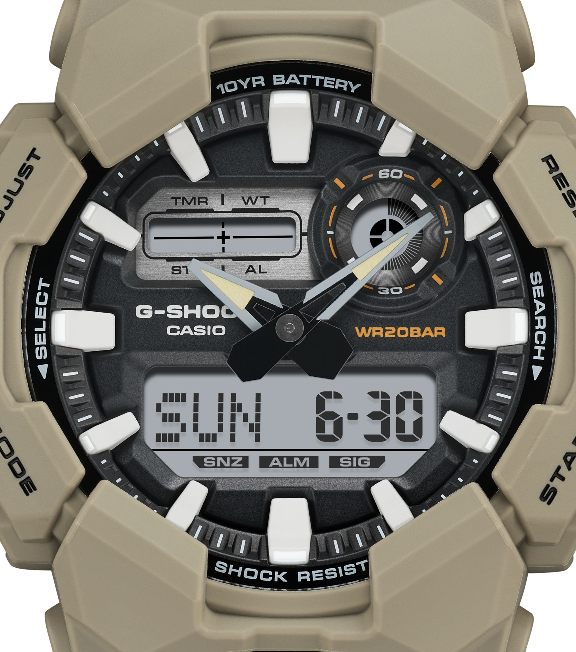 G-Shock I 10-Years-Battery I GA-010-5AER I beige